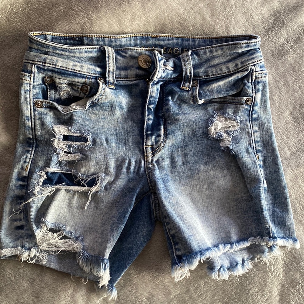 American Eagle Jean Shorts 0